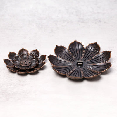 Buddha Stones Creative Six-hole Lotus Incense Burner Incense Burner BS 8