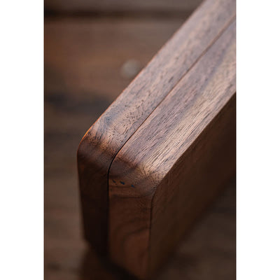 Buddha Stones Vintage Handmade Black Walnut Wood Jewelry Storage Box Wooden Gift Box Jewelry Storage Box BS 10