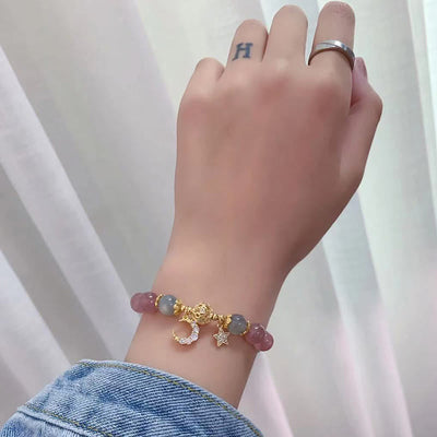 FREE Today: The Healing Positive Strawberry Quartz Bracelet FREE FREE 8