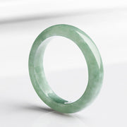 Foviel Natürliche Jade Wohlstand Abundance Ring