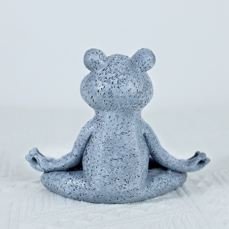 Buddha Stones Meditating Zen Dog Cat Frog Decoration Decorations BS 14