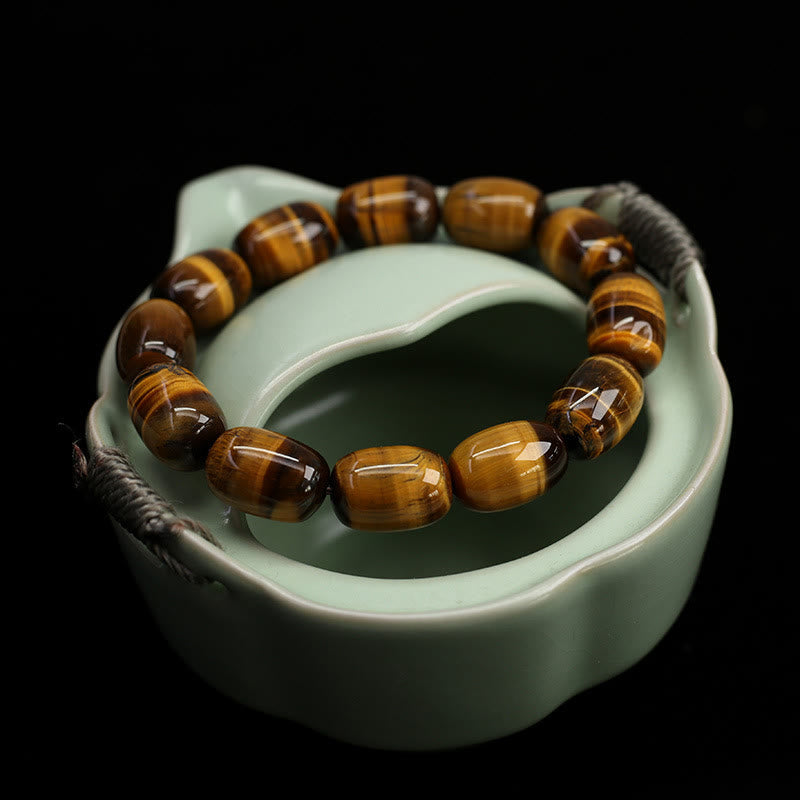 Buddha Stones Natural Tiger Eye Stone Integrity Willpower Bracelet Bracelet BS 1