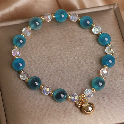 Buddha Stones Candy Agate Healing Harmony Bead Charm Bracelet Bracelet BS 7