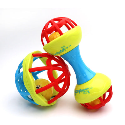 Fidtoy Hochet Bébé Balle et Maracas en ABS Alimentaire Jouet Sensoriel