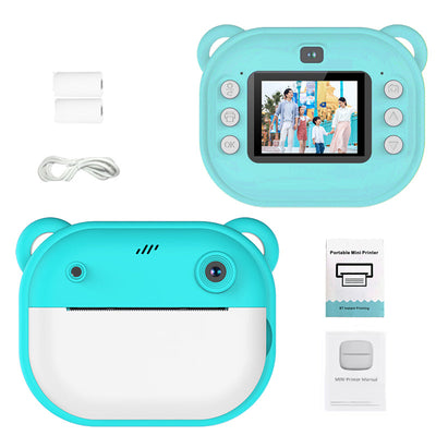 Fidtoy Kids Instant Print Camera 1080P Toddler Camera with 32GB Card