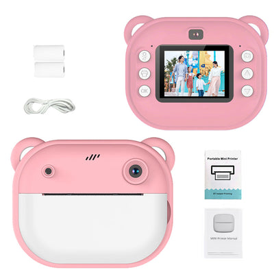 Fidtoy Kids Instant Print Camera 1080P Toddler Camera with 32GB Card