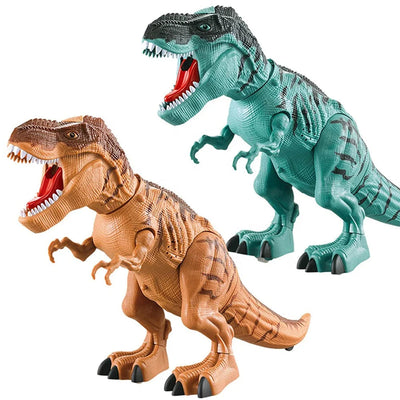 Fidtoy Jouet Dinosaure T-Rex Marcheur pour Enfants – Robot Dinosaure Interactif Pondant des Œufs avec Son Rugissant, Projection 3D, Jet de Brume d'Eau, Yeux Lumineux et Alimentation par Piles AA