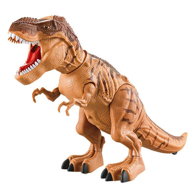 Fidtoy Jouet Dinosaure T-Rex Marcheur pour Enfants – Robot Dinosaure Interactif Pondant des Œufs avec Son Rugissant, Projection 3D, Jet de Brume d'Eau, Yeux Lumineux et Alimentation par Piles AA