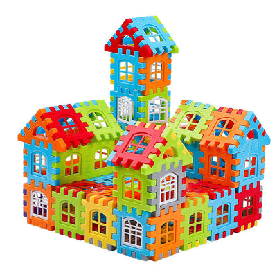 Fidtoy Montessori Plastic Building Blocks Toy for Kids
