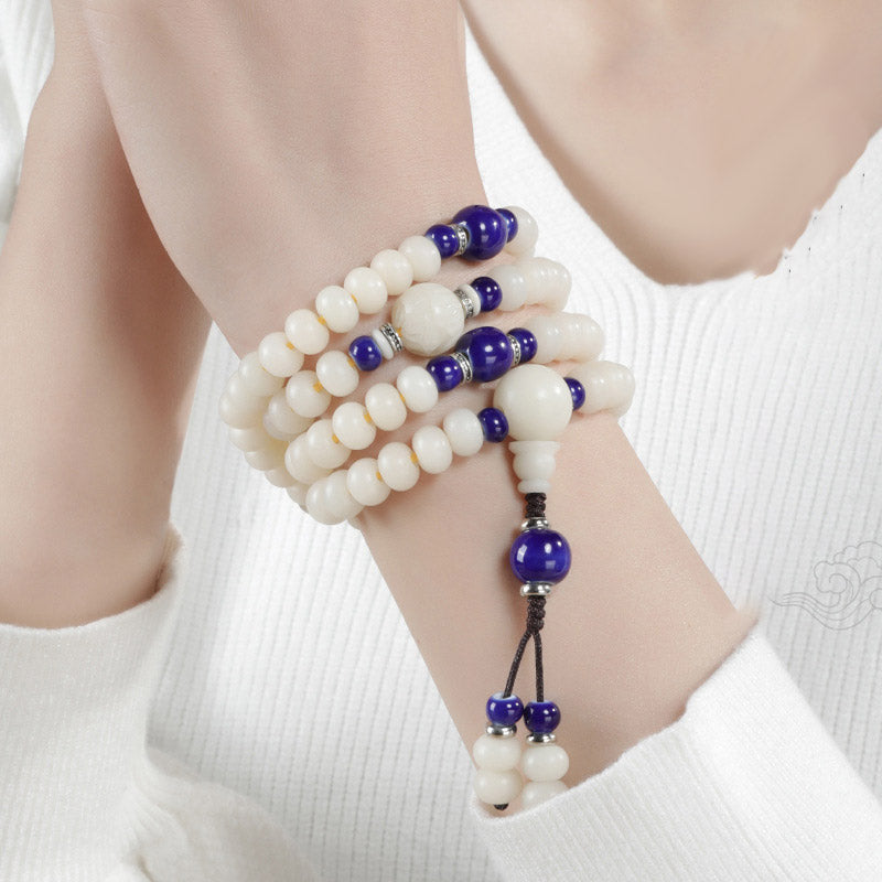 Foviel Bodhi Samenperle Lotus Segen Charm Armband
