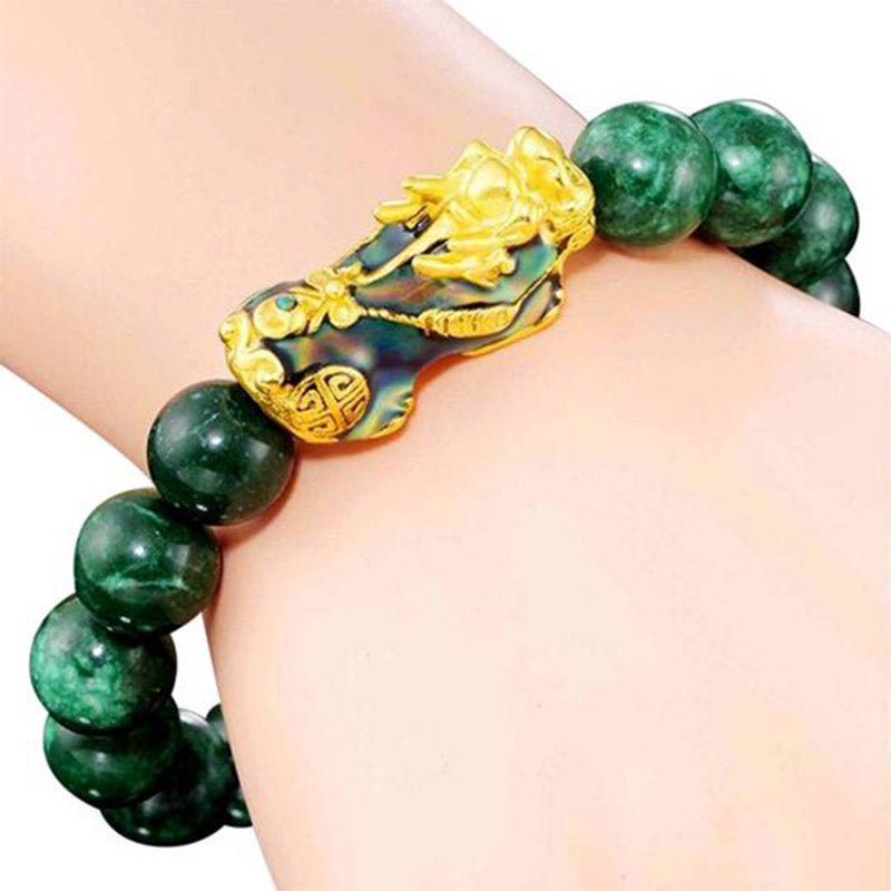 Foviel FengShui PiXiu Jade Protection Bracelet