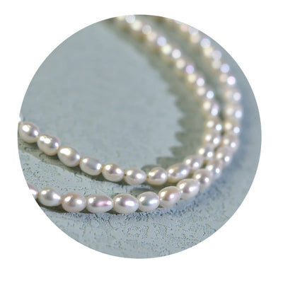 Buddha Stones 925 Sterling Silver Natural Pearl Larimar Sincerity Necklace Pendant Necklaces & Pendants BS 7