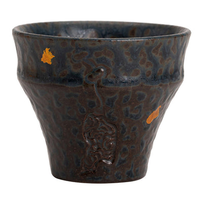 Buddha Stones Small Vintage Style Ceramic Teacup Kung Fu Tea Cup 50ml Cup BS 11