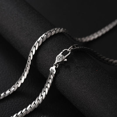 Buddha Stones Double Dorje Vajra Strength Punk Copper Chain Bracelet Necklace Bracelet BS 15