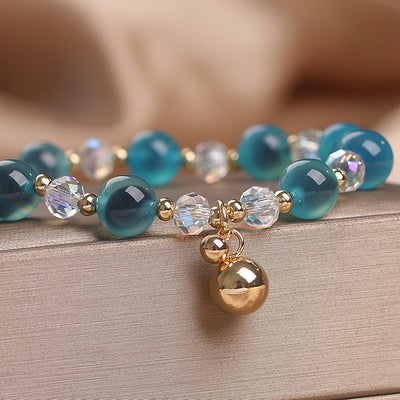 Buddha Stones Candy Agate Healing Harmony Bead Charm Bracelet Bracelet BS 5