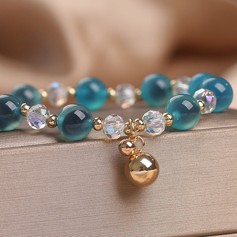 Buddha Stones Candy Agate Healing Harmony Bead Charm Bracelet Bracelet BS 5