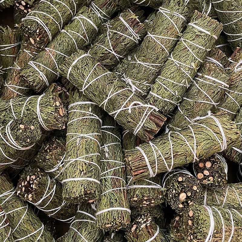 Buddha Stones Cedar Smudge Stick for Home Cleansing Incense Meditation and Rituals Cedar Sticks Incense Wands Incense BS 15