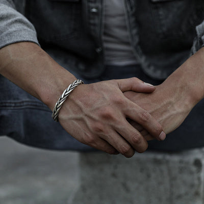 FREE Today: Balance Energy Retro Twisted Design Cuff Bracelet Bangle FREE FREE 4
