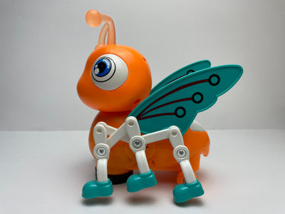 Jouet musical Fidtoy en forme d'abeille avec lumières et rotation à 360°