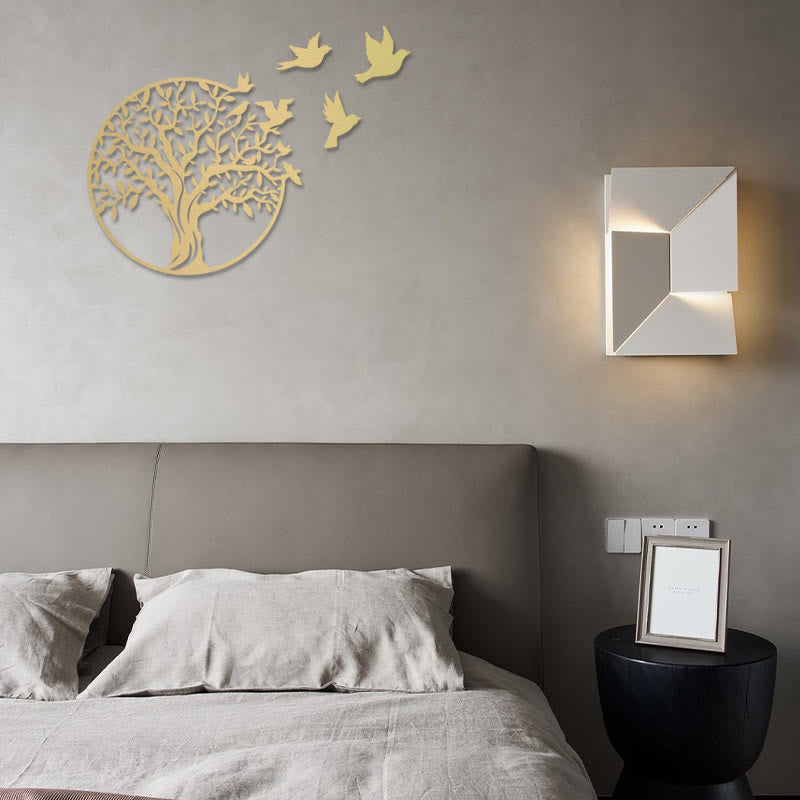 Buddha Stones Tree of Life Birds Sign Housewarming Gift Unity Wall Art Wall Art BS 8