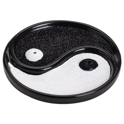Buddha Stones Yin Yang Zen Balance Incense Holder Incense Burner BS 11