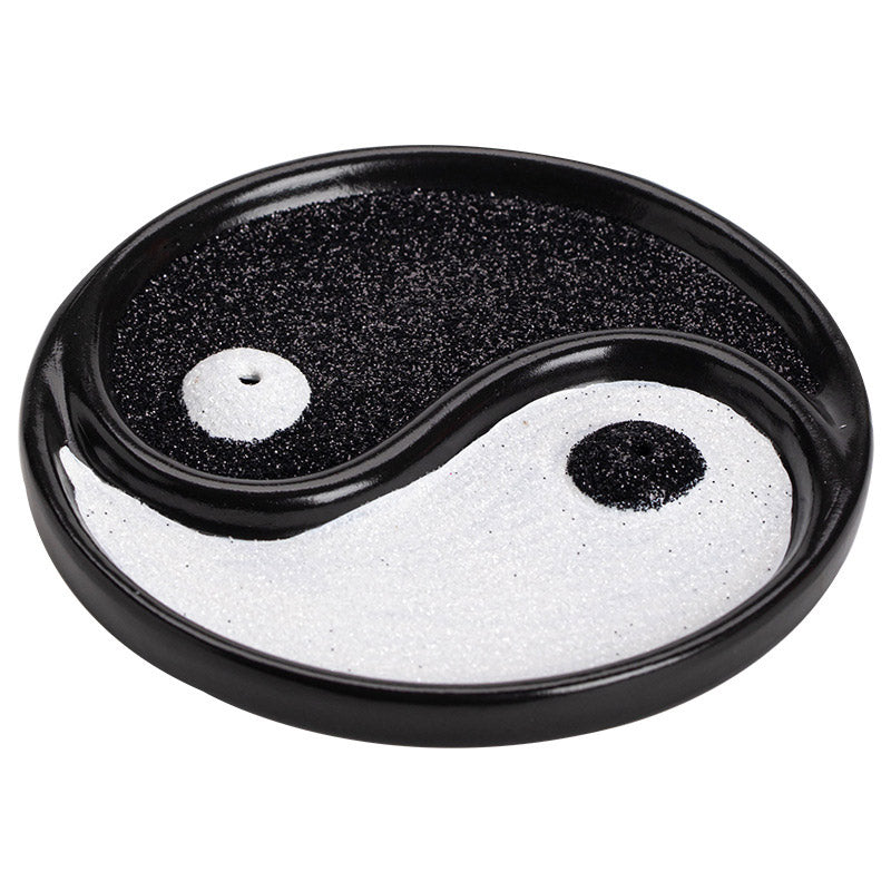 Buddha Stones Yin Yang Zen Balance Incense Holder Incense Burner BS 11