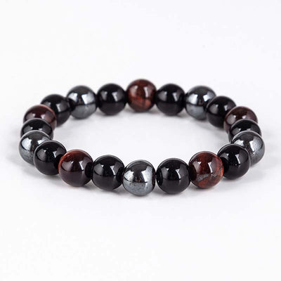 Buddha Stones Tibetan Tiger's Eye Bracelet Necklace Set Necklace, Bracelet BS 11