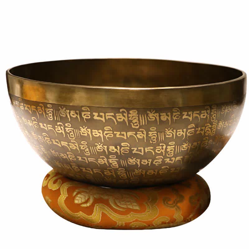 Buddha Stones Sutra Singing Bowl Handcrafted for Healing and Meditation Positive Energy Sound Bowl Set Singing Bowl buddhastoneshop 10