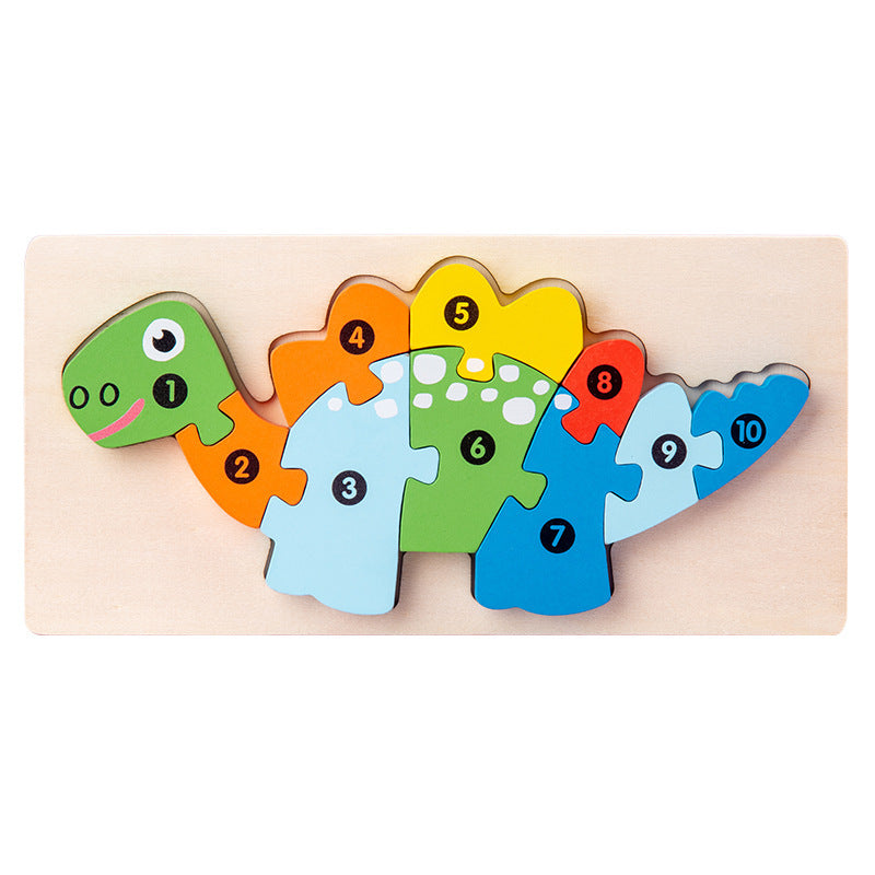 Fidtoy Wooden Shape Matching Puzzle for Toddler Learning Autism Kids Quiet Time Toy Montessori Puzzle Educational Toy Fine Motor Skills Game