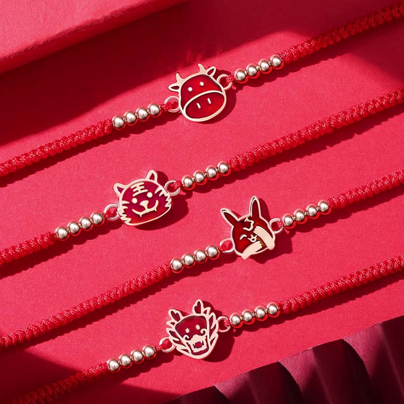 Buddha Stones 12 Chinese Zodiac Lucky Red String Bracelet - image 19