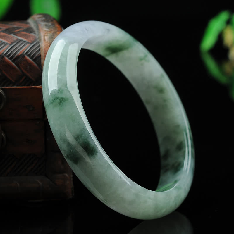 Buddha Stones Jade Luck Blessing Prosperity Bracelet Bangle Bracelet & Bangle BS 1