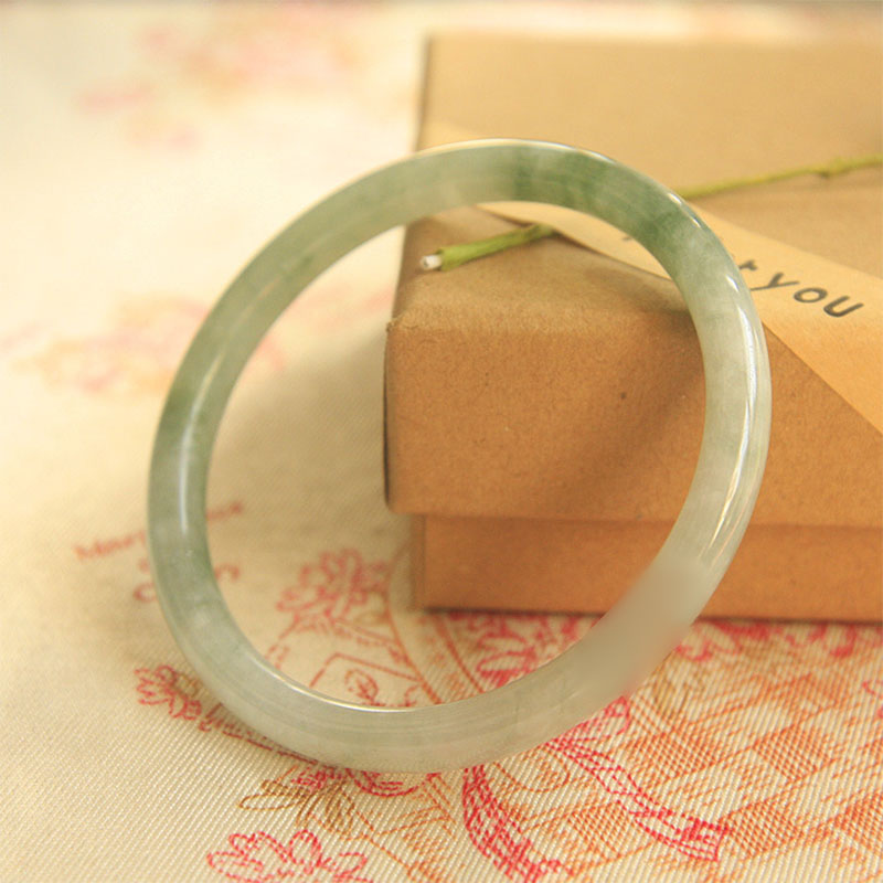 Buddha Stones Natural Jade Peace Healing Bangle Bracelet Bracelet BS 1