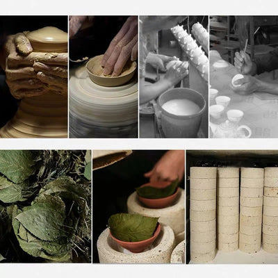 Buddha Stones Gold Maple Leaf Chinese Jianzhan Ceramic Teacup Tenmoku Kung Fu Tea Cup Bowl Jian Zhan Tea Cup BS 21