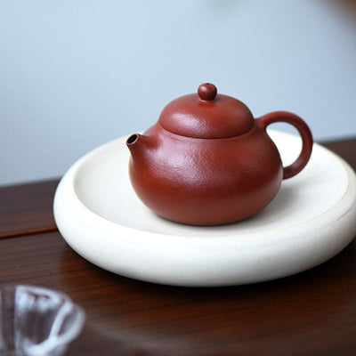 Buddha Stones Yixing All Handmade Wen Dan Brown Purple Clay Kung Fu Teapot Teapot BS 1