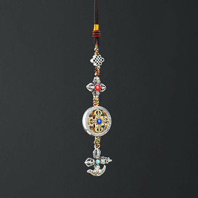 Buddha Stones Tibet Vajra Spiritual Power Car Hanging Decoration Car Hanging Decoration BS Vajra (Enlightenment ♥ Spiritual Power)