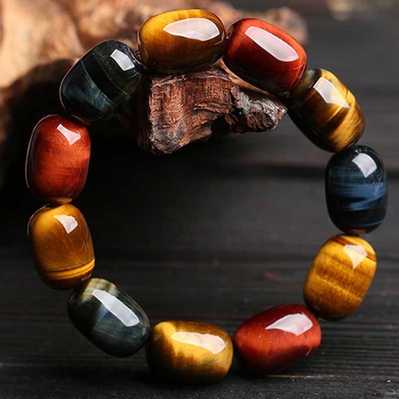 Buddha Stones Natural Tiger Eye Healing Protection Bracelet Bracelet BS Tiger Eye