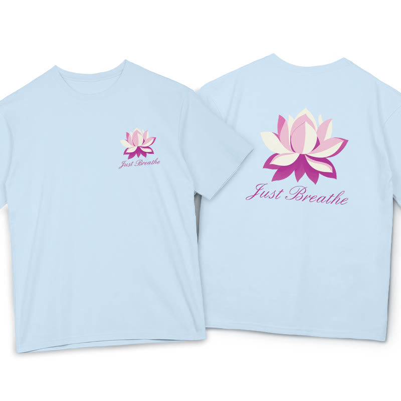 T-shirt Foviel Lotus Just Breathe