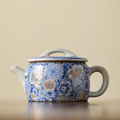 Buddha Stones Lotus Chrysanthemum Plum Blossom Flower Teacup Kung Fu Tea Cup Teapot Cup BS 22