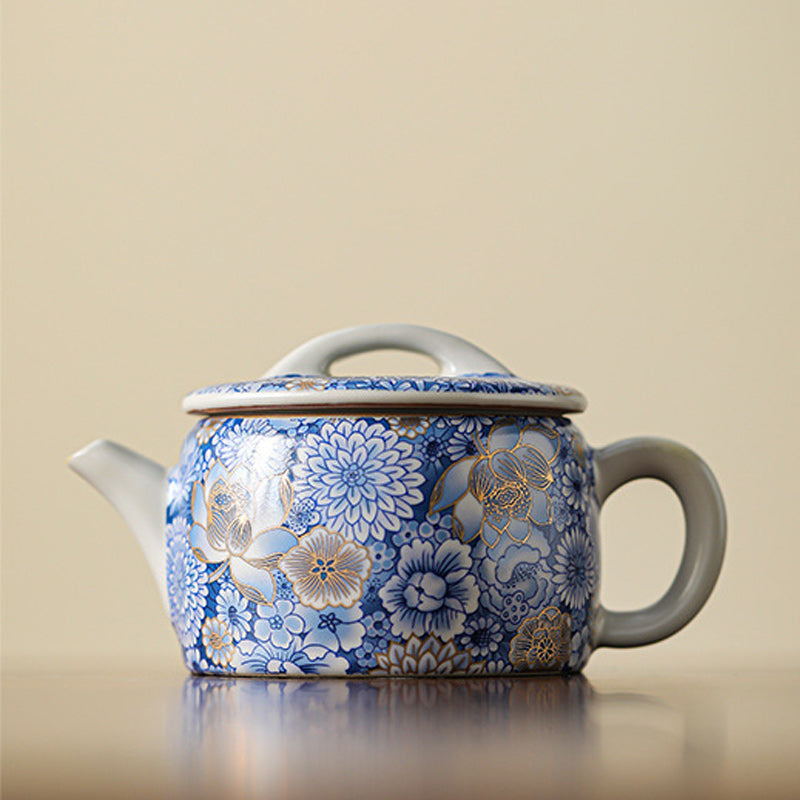 Buddha Stones Lotus Chrysanthemum Plum Blossom Flower Teacup Kung Fu Tea Cup Teapot Cup BS 22