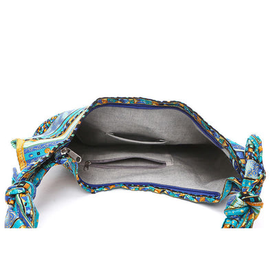 Buddha Stones Cotton Stripes Crossbody Bag Shoulder Bag Crossbody Bag&Shoulder Bag BS 4