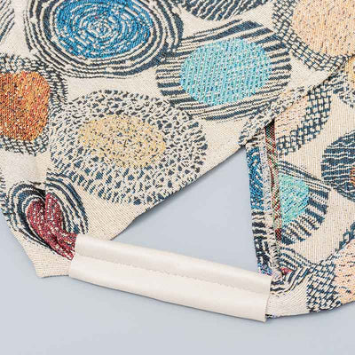 Buddha Stones Geometry Tiger Flowers Leopard Stripes Print Underarm Triangle Shoulder Bag Handbags BS 4