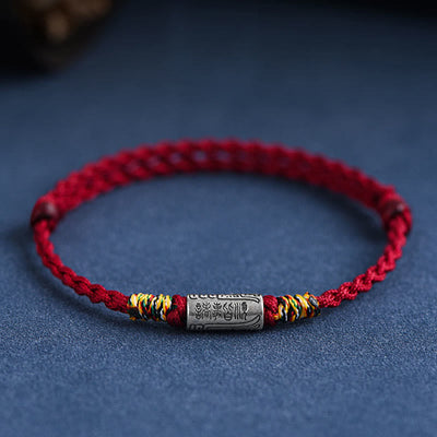 Foviel Handcrafted 925 Sterling Silver Everything Goes Well Design Protection Strength Bracelet Anklet