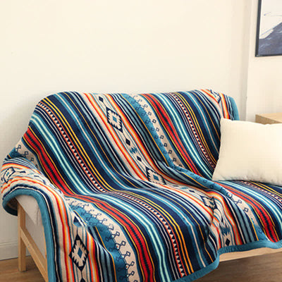 Buddha Stones Geometric Warm Soft Bed Throw Blanket Blanket BS 3
