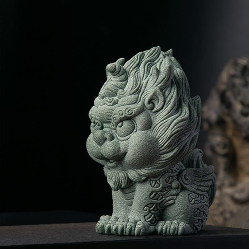 Buddha Stones FengShui Small PiXiu Wealth Luck Home Decoration Decorations BS 8