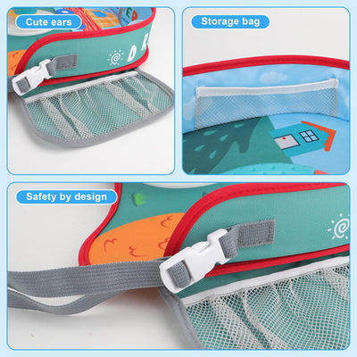 Volante de juguete para niños con luces y música, juego interactivo de simulación de conducción para niños pequeños, entretenimiento de viaje con bocina y cambio de marchas, divertido regalo para niños y niñas.