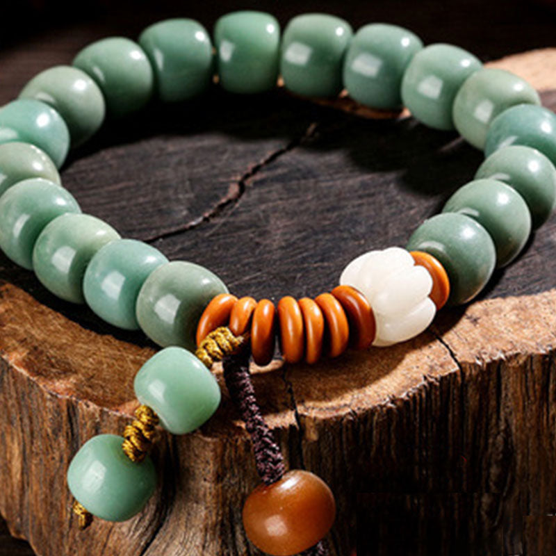 Bracelet de succès en graines de bodhi cyan Foviel
