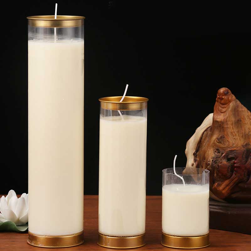 Buddha Stones Meditation Prayer Altar Candle Buddhist Temple Rituals Use Items Prayer Altar Candles BS 4