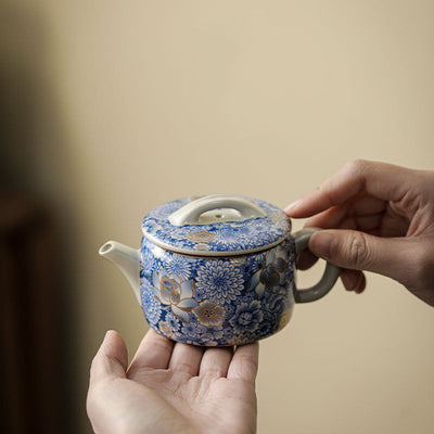 Buddha Stones Lotus Chrysanthemum Plum Blossom Flower Teacup Kung Fu Tea Cup Teapot Cup BS 17
