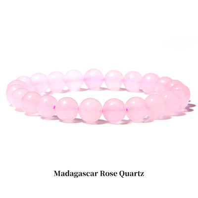Buddha Stones "All the Best for Love and Harmony" Stone Quartz Bracelet Includes Gift Message Card - image 1