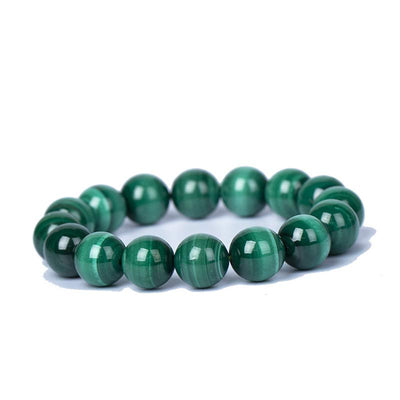 Bracelet de protection et de sérénité en malachite naturelle Foviel